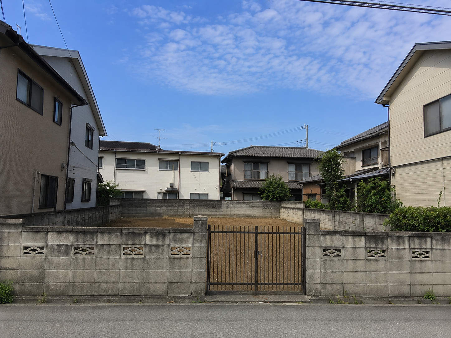 木造住宅 解体後(整地)